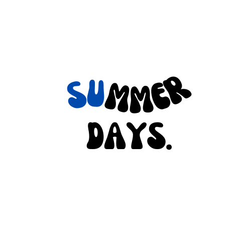 Project 5: Summer Days text art